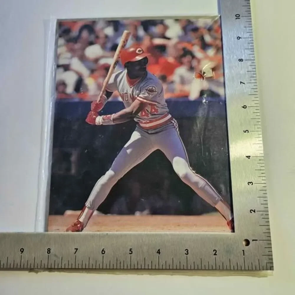 1990 CMC Eric Davis Cincinnati Reds MLB Action Photo Series No. 1